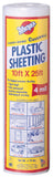 Warp Brothers SP4CH10C 4 Mil Carry Home Coverall Clear Plastic Sheeting, 10Foot by 25Foot