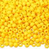 NUKAYAI 1000Pcs Orange Pony Beads 6x9mm Perler Bulk Crafts Plastic Beads Kandi Kit Hair Bead for Keychain Bracelets Braids Neckl