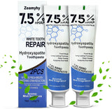2 Pack Hydroxyapatite Toothpastes for Enamel Protection and Tooth Strengthening, Gentle Mint, Fresh Breath, Daily Use for Oral H