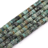 NITOPUPU 150Pcs 4 2mm Natural African Turquoise Spacer Stone Beads for Jewelry Making Supplies, Loose Semi Flat Round Gemstone