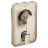 Moen T2470BN Genta LX PosiTemp with Builtin 3Function Transfer Trim Kit Valve Required, Brushed Nickel