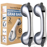 2 Pack Grab Bars for Shower Handle, Elderly Assistance Products, Seniors Removable Bar Safety, Suction Cup Handles for Bathtubs