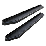 APS 6-inch (Black Stainless Steel Flat Style) Running Boards Nerf Bars Side Steps Step Rail Compatible with Ram 1500 2019-2025 C