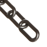Mr. Chain Plastic Barrier Chain, Black, 1.5Inch Link Diameter, 100Foot Length (30003100)