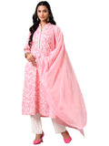 Libas Women'S Cotton Blend Kurta Set (39074B_Pink