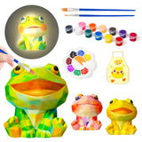 Paint Your Own Frog Lamp Kit, Art Supplies Arts and Crafts for Kids Ages 8-12, Crafts for Kids Ages 4-8, DIY Frog Night Light, C
