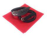 WomenS Xxxxl Plus Size Extralarge Denim Material Jeans Belts Black And Grey 2Pcs