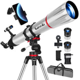 Gaterda Telescope, 90mm Aperture 900mm Refractor Telescope for Adults High Powered, Astronomical Telescopes for Adults Astronomy