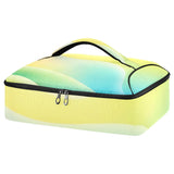 SyXIOP Insulated Casserole Carrier Bag Rainbow Abstract Gradient