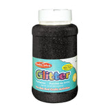 Creative Arts by Charles Leonard Glitter, 16 Ounce Bottle, Black (41120)