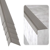 Rubber Bond Stair Edge Protector (Pack of 5) 36x2x1 inch Anti-Slip Stair Corner Trim Rubber Strips - Waterproof Self-Adhesive St