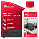 Nordicare Stove Top Cleaner Glass Ceramic Induction Cooktop Cleaner Polish And Protector For Everyday Use No Scrubbing Pad N