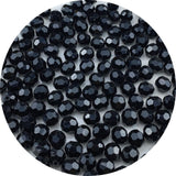 Jmassyang 100 Pieces 12mm Acrylic Round Faceted Beads Loose Crystal Plastic Beads Colorful with Hole for Jewelry Making DIY Brac