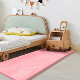 Huloo Sleep Play Mat for Babies Toddlers,1.3 Thick Elasti-Foam Anti-Fall Cushion Mat for kids Room,28 72 Bedroom Bedside Rugs,W