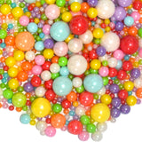 Rainbow Sprinkles Edible Sugar Pearls Sprinkles for Cake Decorating Cupcake Cookie Baking Cake Topper Decorations Wedding Hallow