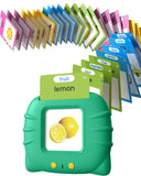 Airbition Talking Flash Cards for Toddlers 1 2 3 4 Year Olds, Montessori Language Learning with 224 Words, Pocket Speech Therapy