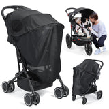 Orzbow Stroller Sun Shade Cover, Removable Stroller Shade Extender with Zip, Universal Canopy for Stroller Sun Protection, Breat