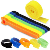 Kunya Cable Ties 1Cm Cable Ties Reusable,Cable Management Straps, Adjustable Multipurpose Hook And Loop Securing Straps For Wire