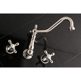 Kingston Brass Ks1026Ax Heritage Roman Tub Faucet, Polished Nickel, 13 X 7.94 X 6.19