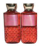 Bath and Body Works Pink Velvet Cupcake Shower Gel Gift Sets 10 Oz 2 Pack (Pink Velvet Cupcake)