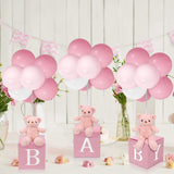 Lenwen 3 Sets Jungle Animal Decoration for Baby Shower Letter Boxes Baby Shower Table Centerpiece Stuffed Animals Balloon with S