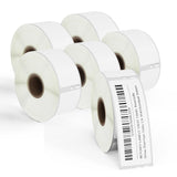 BETCKEY - Removable Film Label Replacement for DYMO 30252 (1-1/8 x 3-1/2), Durable Waterproof Address Label - Compatible with Ro