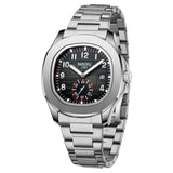 Nibosi Watches For Men Fashion Business Casual Men'S Watch Waterproof Chronograph Date Men Wrist Watch Stainless Steel Strap,Bla