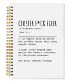 Welshower Funny Office Spiral Notebook Journal, Work Journal for Men Women, Work Notebooks for Note Taking, Office Humor Gifts,