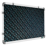 Yajnas 23X23 Inch Premium Material Blossom Blue Designed Notice Board/Soft Board/Bulletin Board/Pin-Up Display Board For Study R