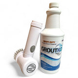 Groutko HeavyDuty Tile & Grout Cleaner 32 Oz With Electric Cordless Brush