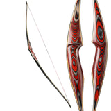KAINOKAI 58 Laminated Recurve Bow,Amercian Hunting Bow Archery Bow 20-60lbs (30LBS, Left Hand)