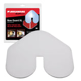 Megaware - XL ScuffBuster Bow Guard with Notch for Boats - Protects from Scuffs and Scratches - Stainless Steel Shield with 3M A