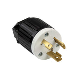 ENERLITES NEMA L630P Locking Plug Connector for Generator, Twist Lock Male Plug, 30 Amp, 250 Volt, 2 Pole, 3 Wire Grounding, In