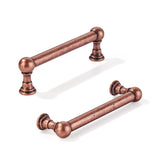 khtumeware 10 Pack 3-3/4 Inch Hole Center Antique Copper Cabinet Pulls Heavy Duty Solid Cabinet Handles cabinets Dressers Kitche
