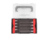 TEKTON 3/8 Inch Drive Long Ball End Hex Bit Socket Set with Mini Stacking Tool Box, 8-Piece (1/8-3/8 in.) | SHB91701