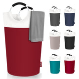 LilyFantasy 100L Laundry Basket, Collapsible Laundry Hamper with Padded Handles, Waterproof Laundry Bag, Tall Clothes Hamper Sta