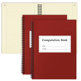 Fuyoooo 2 Pcs Computation Notebook Engineering Notebook, Yellow
