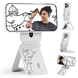 MOFT x Shantell Martin Phone Tripod Stand Selfie Stick for iPhone, Multi-Angles iPhone Stand, Lightweight & Portable Phone Holde