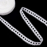 ZNZAKKA White Lace Trim Venice Lace Trim Ribbon for Crafts, Dress, Gift Wrapping,Wedding Decoration (7 Yards x 0.6 Inch)