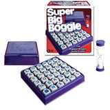 Super Big Boggle with 6x6 Grid and 36 Letter Cubes by Winning Moves Games USA, the Biggest Boggle Game Ever, 4 Minute Sand Timer