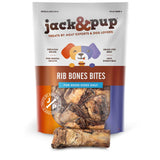 Jack&Pup Rib Bones for Dogs | All Natural Beef Rib Bones for Dogs (24 Oz Bag) Single Ingredient Bone Marrow Natural Dog Bones, R