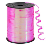 TONIFUL 500 Yards Iridescent Rose Red Curling Ribbon, 1/5 Inch Hot Pink Balloon String Ribbon for DIY Decor,Gift Wrapping,Ribbon