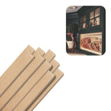 Hardwood Square Dowels (5/8 x 36, Pack of 9) | Variety of Diameters & Wood Species | Unfinished Wooden Dowel Rods for Crafts & D