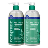 Renpure Tea Tree & Rosemary Shampoo & Conditioner Set, Plant Based - Refreshes & Rebalances Hair and Scalp - For Oily/Normal Hai