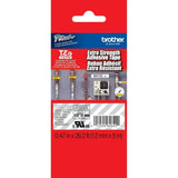 Brother Genuine PTouch TZES135 Tape, 1/2 (0.47) Wide Standard Laminated Tape, White on Lime Green, Laminated for Indoor or O