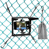 BUMOVE Phone Fence Mount with Shade, Fence Phones Holder for iPhone, Mevo Start, GoPro and Other Action Cameras, for Recording B