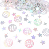200 Pcs Disco Table Confetti, Disco Ball Party Confetti Star Confetti Glitter Disco Table Confetti for 70s 80s Disco Theme Party