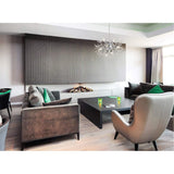 Living District Indoor Modern Home Decorative Bright Ceiling Flores 8 Light Chrome Pendant