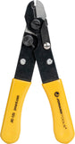 Jonard JIC125 Fiber Optic Stripper with Yellow Plastic Dipped Handle, 53/16 Length
