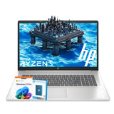 HP 17 Business Laptop Computer, 64GB RAM, 1.2TB Storage (1TB PCIe + 250GB P500 Portable), 17.3 FHD 1080p IPS LED Display, AMD Ry
